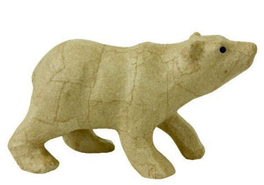 Фигурка для декопатча, полярный медведь малый, 8*21*11 см