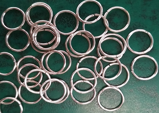 Никель, кольцо зажимное d 10*0,8 мм, 50 шт.