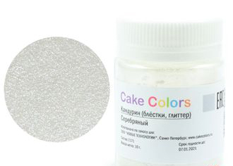 Пищевой краситель - кандурин Cake Colors, серебро, 10 г
