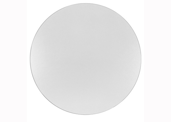 Артборд круглый, МДФ, ламинированный, белый, 10 мм, D=28,5 см
