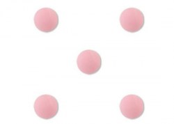 Акриловая бусина Zlatka RAC-10, пастельно-розовые, 10 мм, 10 шт