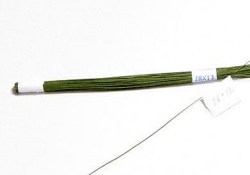 Флористическая проволока P-0115, зеленая, 28*12 мм, 1 шт