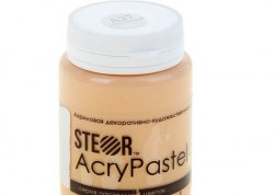 Steor AcryPastel, краска акриловая,  персиковая пастельная, 80 м