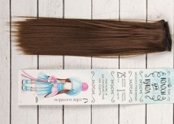 Волосы-тресс прямые 25 см, ширина 100 см, цвет №9