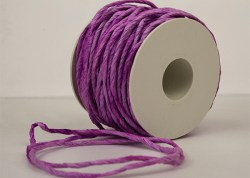 Шнур бумажный, фиолетовый, толстый, 1 м