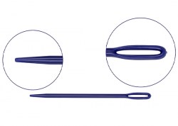 Игла швейная для вязанных изделий, пластик, N-009
