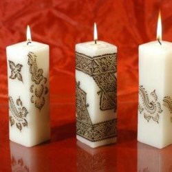 Материалы для декора свечей