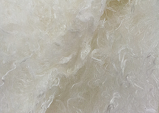 Шелковые очески сари, натуральный белый, 10 г