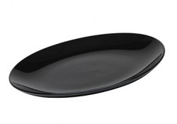 Тарелка керамическая, черная