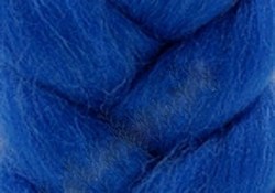 Камтекс, шерсть для валяния, полутонкая, мадонна синяя, 50 г