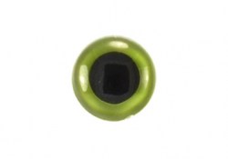 Глазки для игрушек CRP-12 кристальные, зеленые, d 12 мм