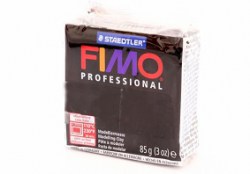 Полимерная глина FIMO Professional, черная (9)