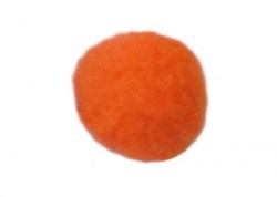 Помпон оранжевый, 3 см