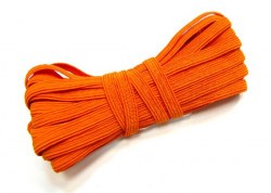 Резинка текстильная, оранжевая, 5 мм