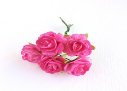 Роза, розовая, 2 см