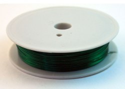 Проволока (медь), 0,3 мм, зеленая, 50 м