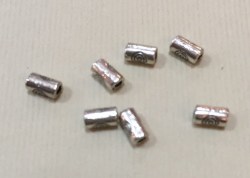 Античное серебро, спейсер цилиндр со спиралью, 5*3 мм, 10 шт